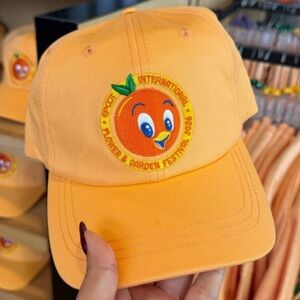 2026 Disney Parks Epcot Flower Garden Festival Orange Bird Hat Adult O/S